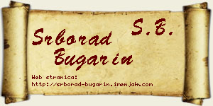 Srborad Bugarin vizit kartica